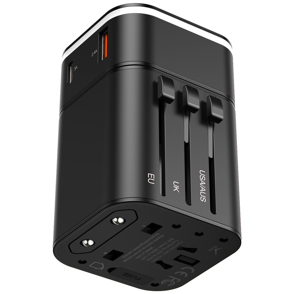 Baseus 18W USB-PD Type-C Fast Charger World Travel Adapter